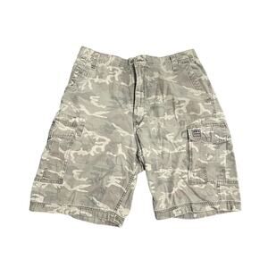 Levi's Men's Workwear Camouflage Cargo Shorts Size 40 Utility Streetwear Y2K